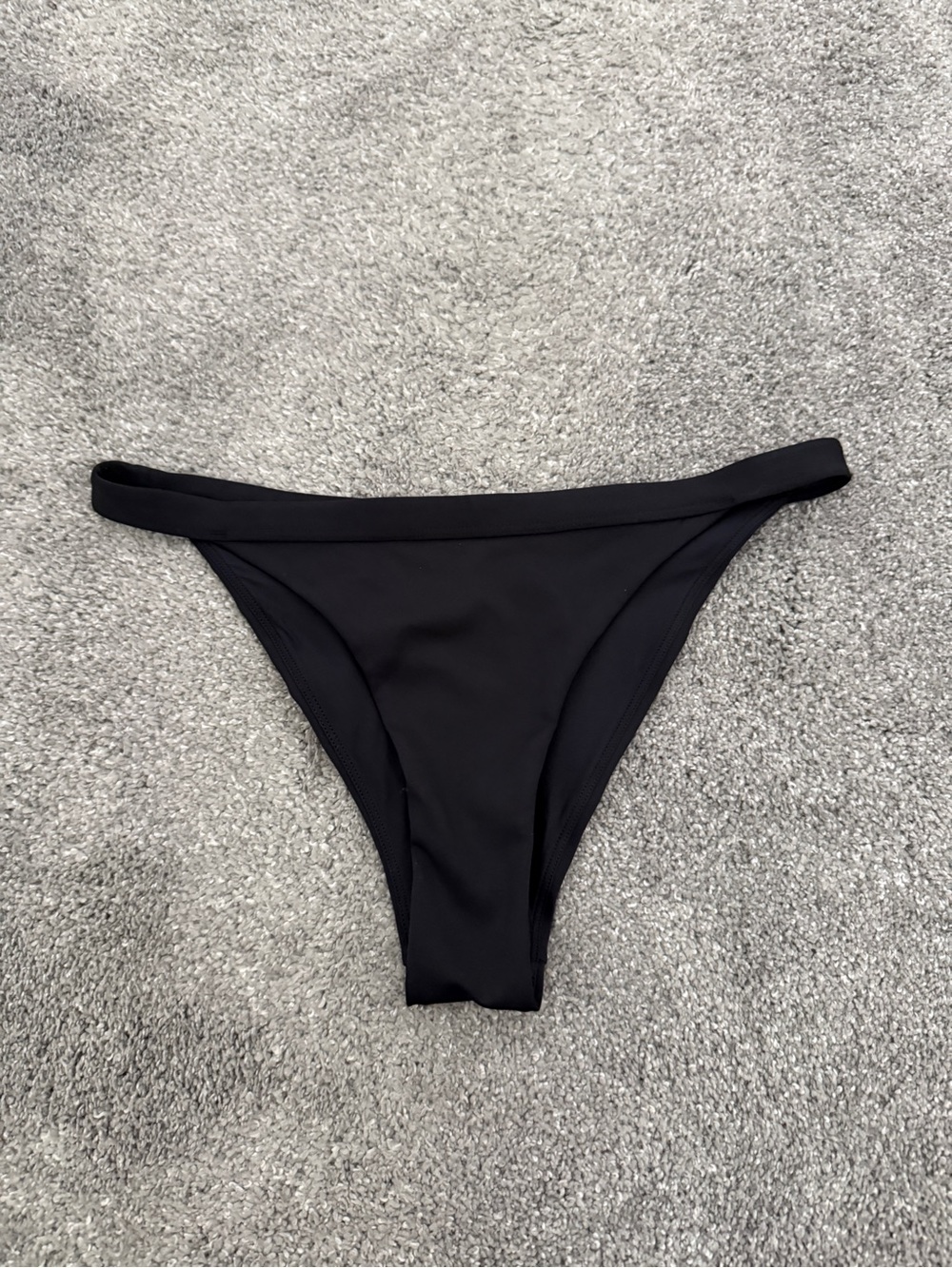 Left on Friday Salty Black Jet Bikini Bottom Size Medium